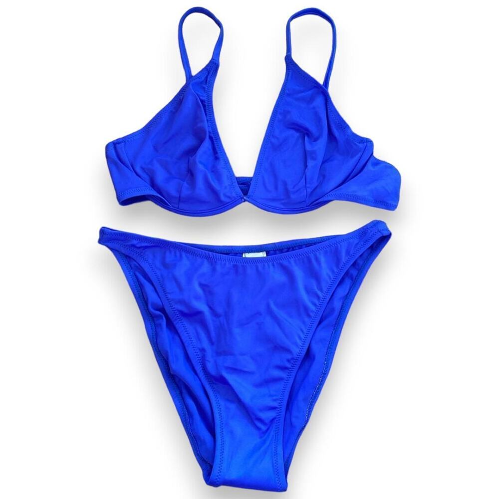 Vintage deadstock blue bikini